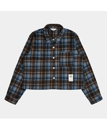 PIGMENT（ピグメント）の「ラベル起毛チェックジャケット (KYNB2510006)（テーラードジャケット）」