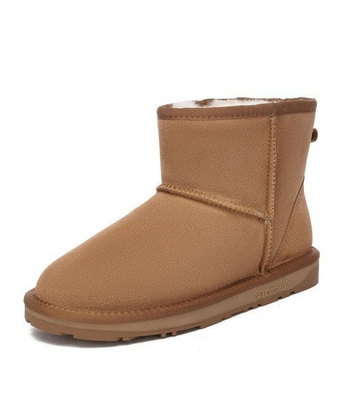 EVERAU(エヴァーユー)の「【EVERAU】 Mini Classic Suede(ブーツ・レディース・ブラック/ブラウン・8/7/6)」の15枚目の写真
