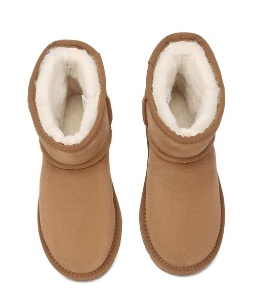 EVERAU(エヴァーユー)の「【EVERAU】 Mini Classic Suede(ブーツ・レディース・ブラック/ブラウン・8/7/6)」の19枚目の写真
