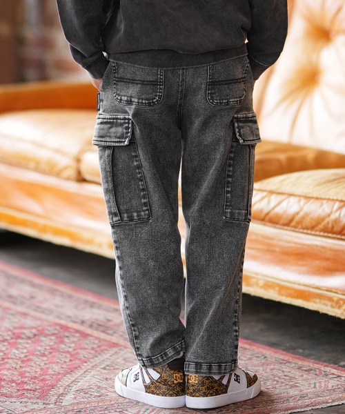 DC(ディーシー)の「DC/ディーシー 26 KD WIDE CARGO PANT キッズ ロンパン YPT261503(その他パンツ・キッズ・ライトブルー/ブラック/ブルー/ブラック系その他・130cm/140cm/150cm/160cm)」の10枚目の写真