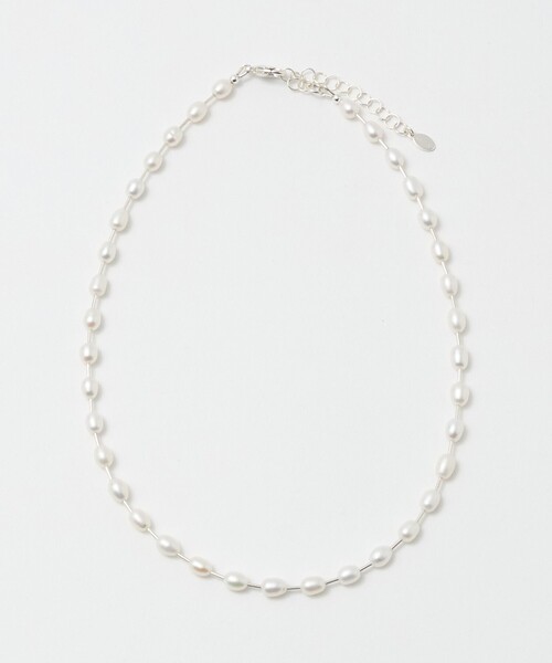 green label relaxing(グリーンレーベルリラクシング)の「<Kara Yoo>Mila ネックレス(リング・レディース・ホワイト・FREE)」の4枚目の写真