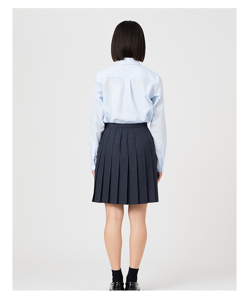 EASTBOY(イーストボーイ)の「シャツ 長袖 カラー ブラウス 女子 制服 学生服 中学 高校 スクール (シャツ/ブラウス・キッズ・サックスブルー/ピンク・7号/9号/11号/13号)」の12枚目の写真