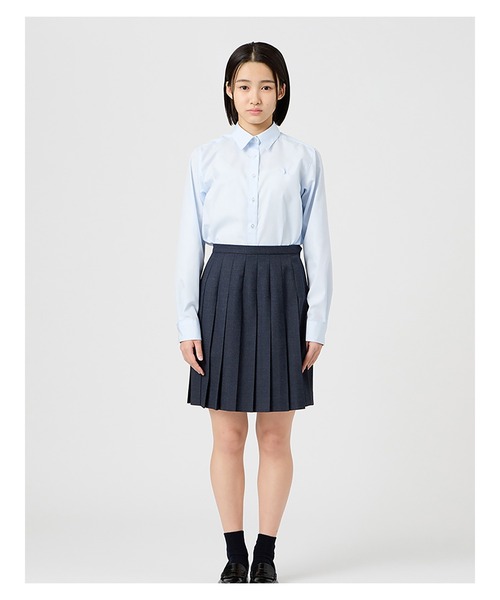EASTBOY(イーストボーイ)の「シャツ 長袖 カラー ブラウス 女子 制服 学生服 中学 高校 スクール (シャツ/ブラウス・キッズ・サックスブルー/ピンク・7号/9号/11号/13号)」の10枚目の写真