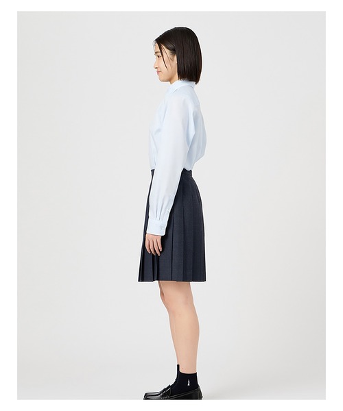 EASTBOY(イーストボーイ)の「シャツ 長袖 カラー ブラウス 女子 制服 学生服 中学 高校 スクール (シャツ/ブラウス・キッズ・サックスブルー/ピンク・7号/9号/11号/13号)」の11枚目の写真