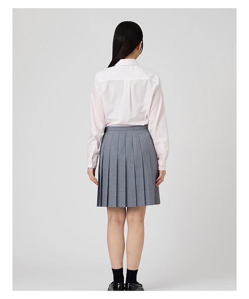 EASTBOY(イーストボーイ)の「シャツ 長袖 カラー ブラウス 女子 制服 学生服 中学 高校 スクール (シャツ/ブラウス・キッズ・サックスブルー/ピンク・7号/9号/11号/13号)」の18枚目の写真