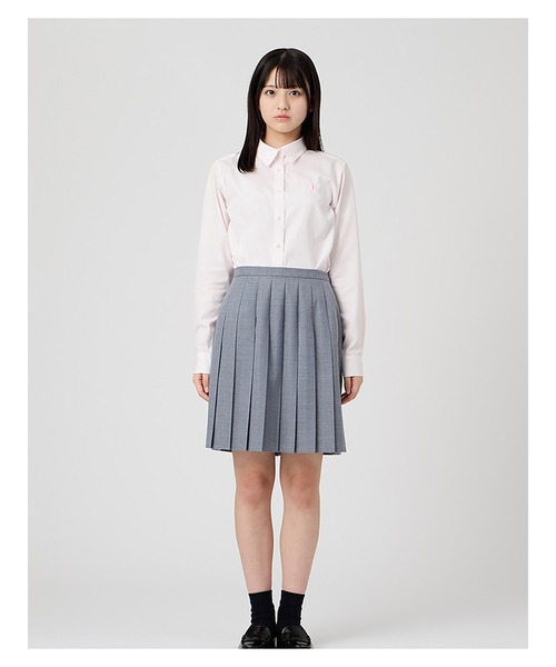 EASTBOY(イーストボーイ)の「シャツ 長袖 カラー ブラウス 女子 制服 学生服 中学 高校 スクール (シャツ/ブラウス・キッズ・サックスブルー/ピンク・7号/9号/11号/13号)」の15枚目の写真