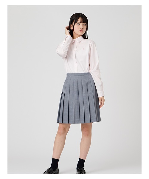 EASTBOY(イーストボーイ)の「シャツ 長袖 カラー ブラウス 女子 制服 学生服 中学 高校 スクール (シャツ/ブラウス・キッズ・サックスブルー/ピンク・7号/9号/11号/13号)」の16枚目の写真