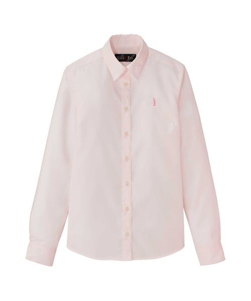 EASTBOY(イーストボーイ)の「シャツ 長袖 カラー ブラウス 女子 制服 学生服 中学 高校 スクール (シャツ/ブラウス・キッズ・サックスブルー/ピンク・7号/9号/11号/13号)」の6枚目の写真