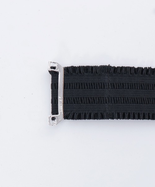 axes femme(アクシーズファム)の「雪薔薇モチーフゴムベルト(ベルト・レディース・シルバー/ゴールド・FREE)」の7枚目の写真