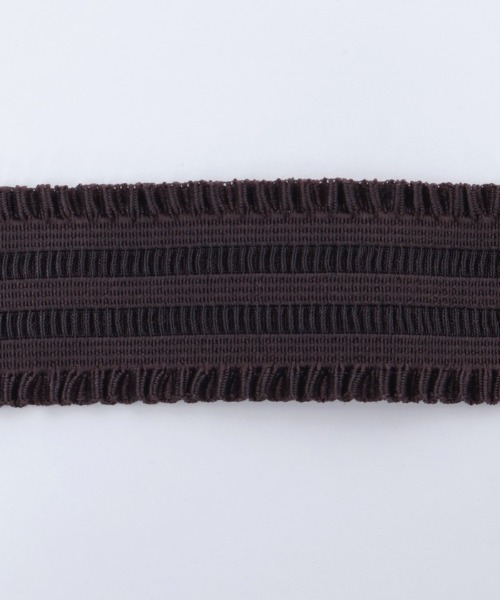 axes femme(アクシーズファム)の「雪薔薇モチーフゴムベルト(ベルト・レディース・シルバー/ゴールド・FREE)」の3枚目の写真