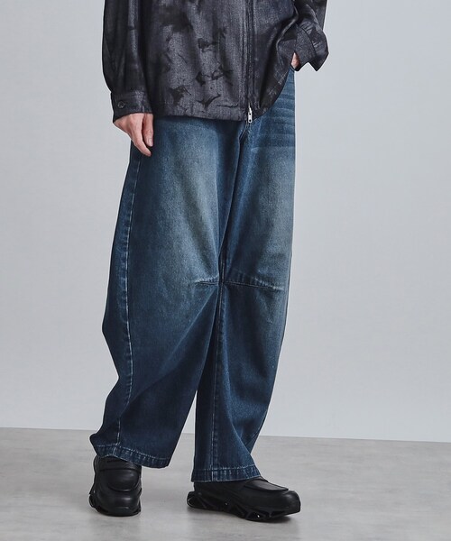 tk.TAKEO KIKUCHI（ティーケータケオキクチ）の「カーブステッチデニム（デニムパンツ・メンズ・ネイビー/ブラック/ブルー系その他/グレー・03/04/02）」の4枚目の写真