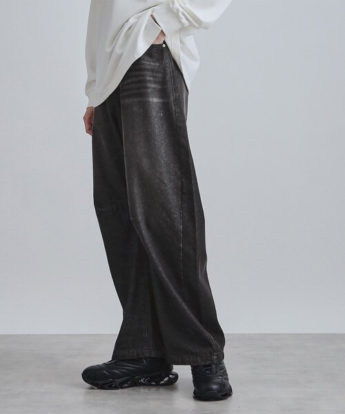 tk.TAKEO KIKUCHI（ティーケータケオキクチ）の「カーブステッチデニム（デニムパンツ・メンズ・ネイビー/ブラック/ブルー系その他/グレー・03/04/02）」の2枚目の写真