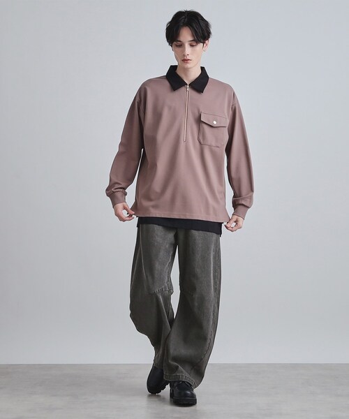 tk.TAKEO KIKUCHI（ティーケータケオキクチ）の「カーブステッチデニム（デニムパンツ・メンズ・ネイビー/ブラック/ブルー系その他/グレー・03/04/02）」の7枚目の写真