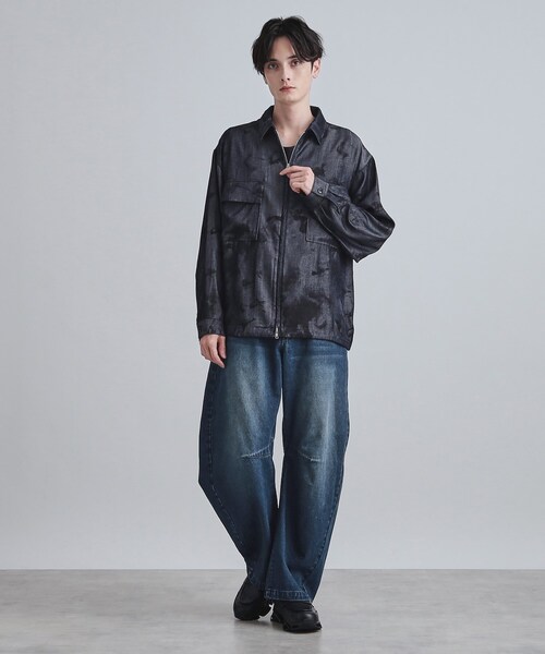 tk.TAKEO KIKUCHI（ティーケータケオキクチ）の「カーブステッチデニム（デニムパンツ・メンズ・ネイビー/ブラック/ブルー系その他/グレー・03/04/02）」の14枚目の写真