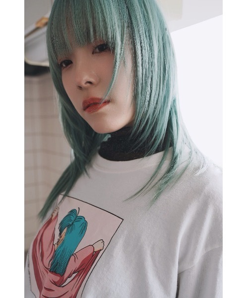 SALTMINT(ソルトミント)の「シースルーラメ長袖トップス(Tシャツ/カットソー・レディース・アイボリー/ブラック/グレー・FREE)」の8枚目の写真