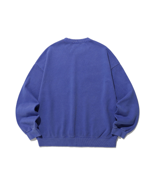 NICE GHOST CLUB（ナイスゴーストクラブ）の「STAR SLOGAN PIGMENT SWEATSHIRTS_PURPLE(NG2ESUM443A)（スウェット・レディース・その他・S/L/M）」の2枚目の写真