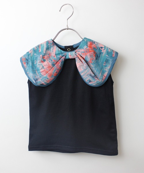 maarook(マルーク)の「天竺アブストラクトカラーTシャツ(Tシャツ/カットソー・キッズ・ブラック・160cm/150cm/140cm)」の1枚目の写真