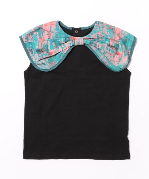 maarook(マルーク)の「天竺アブストラクトカラーTシャツ(Tシャツ/カットソー・キッズ・ブラック・160cm/150cm/140cm)」の10枚目の写真