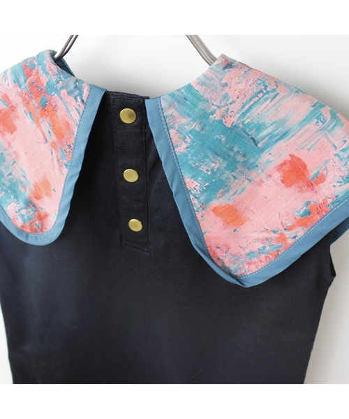 maarook(マルーク)の「天竺アブストラクトカラーTシャツ(Tシャツ/カットソー・キッズ・ブラック・160cm/150cm/140cm)」の8枚目の写真