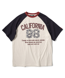 SUPERSUB（スーパーサブ）の「98 カリフォルニア ラグラン半袖Tシャツ-クリーム（Tシャツ/カットソー）」