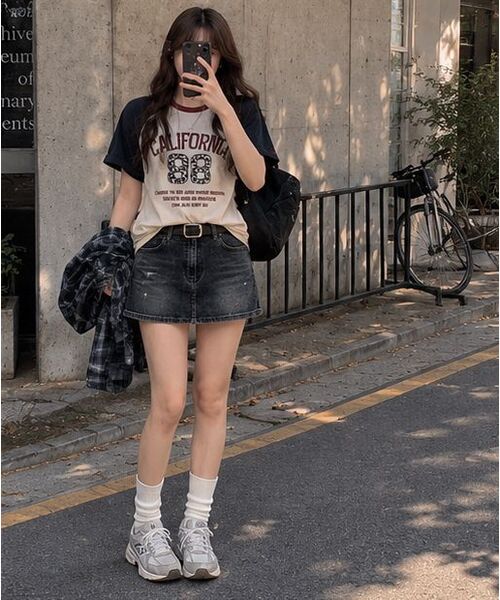 SUPERSUB（スーパーサブ）の「98 カリフォルニア ラグラン半袖Tシャツ-クリーム（Tシャツ/カットソー・レディース・その他・S/M/L）」の6枚目の写真