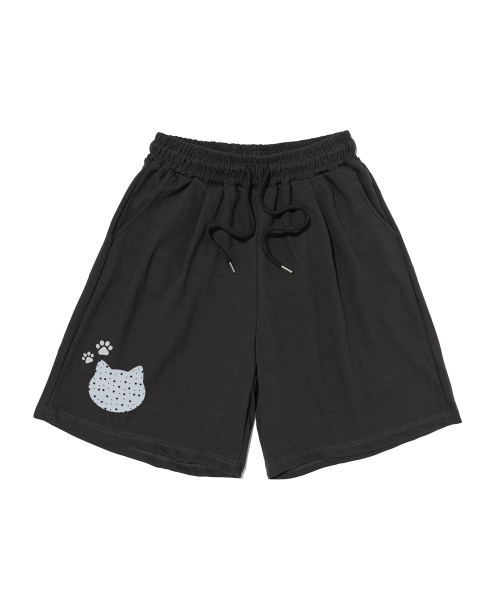 ROIDESROIS(ロワデロワ)の「ミニマルキャットドットポイントショートパンツ(グレー/チャコール)(その他パンツ・レディース・その他・M/L/XL)」の1枚目の写真