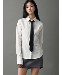 CHOCHOU（チョシュ）の「ウールシルクスリムタイ（ブラック）（ネクタイ）」