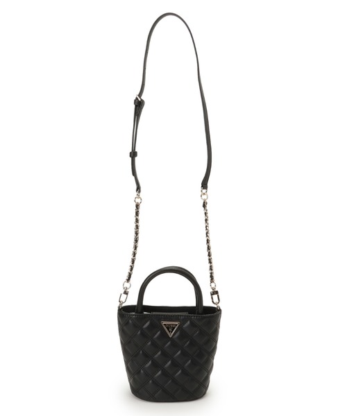 Guess（ゲス）の「GIULLY Ii Mini Tote ミニトートバッグ  （ショルダーバッグ・レディース・ブラック・ONE SIZE）」の4枚目の写真