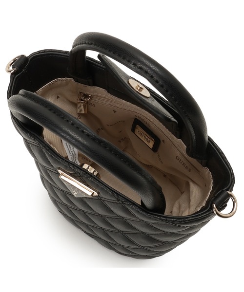 Guess（ゲス）の「GIULLY Ii Mini Tote ミニトートバッグ  （ショルダーバッグ・レディース・ブラック・ONE SIZE）」の6枚目の写真