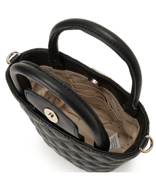 Guess（ゲス）の「GIULLY Ii Mini Tote ミニトートバッグ  （ショルダーバッグ・レディース・ブラック・ONE SIZE）」の12枚目の写真