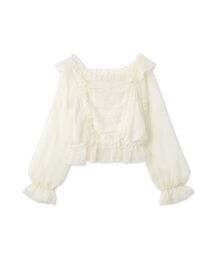 FURFUR | レースフリルブラウス(シャツ/ブラウス)