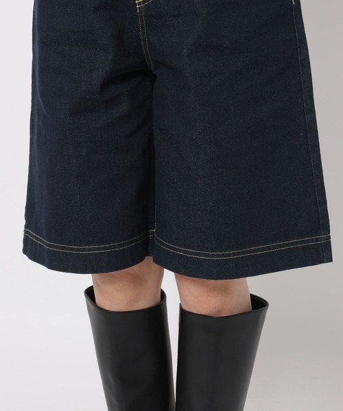 mysty woman（ミスティウーマン）の「デニムハーフパンツ　659090（デニムパンツ・レディース・ブルー/インディゴブルー・SMALL/MEDIUM）」の18枚目の写真