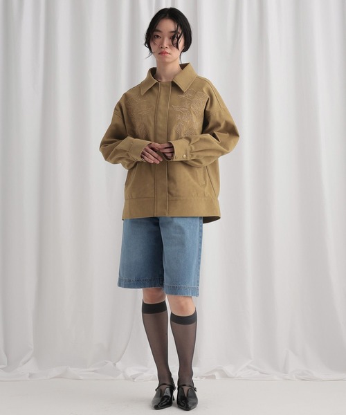 mysty woman（ミスティウーマン）の「デニムハーフパンツ　659090（デニムパンツ・レディース・ブルー/インディゴブルー・SMALL/MEDIUM）」の7枚目の写真