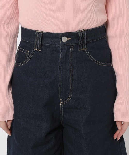 mysty woman（ミスティウーマン）の「デニムハーフパンツ　659090（デニムパンツ・レディース・ブルー/インディゴブルー・SMALL/MEDIUM）」の14枚目の写真