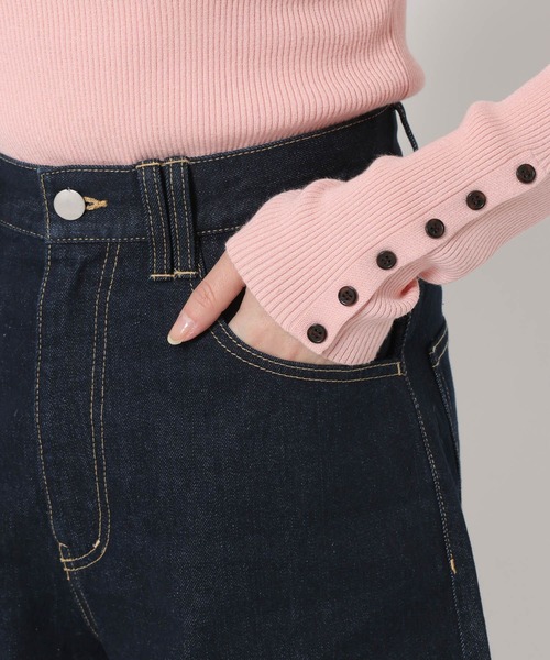 mysty woman（ミスティウーマン）の「デニムハーフパンツ　659090（デニムパンツ・レディース・ブルー/インディゴブルー・SMALL/MEDIUM）」の15枚目の写真