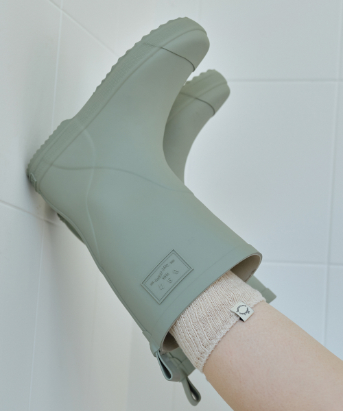 BENSIMON(ベンシモン)の「BSM RAIN BOOTS MID - SAGE GREEN(レインシューズ・レディース・セージグリーン・40/38/39/37)」の1枚目の写真