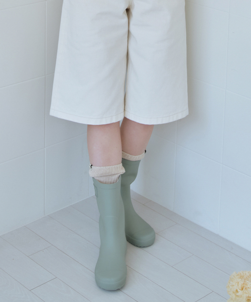 BENSIMON(ベンシモン)の「BSM RAIN BOOTS MID - SAGE GREEN(レインシューズ・レディース・セージグリーン・40/38/39/37)」の2枚目の写真