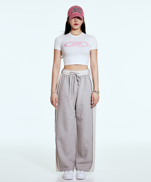 BORN TO WIN（ボーントゥウィン）の「BLUR LOGO CROP TOP [IVORY]（Tシャツ/カットソー・レディース・その他・FREE）」の3枚目の写真