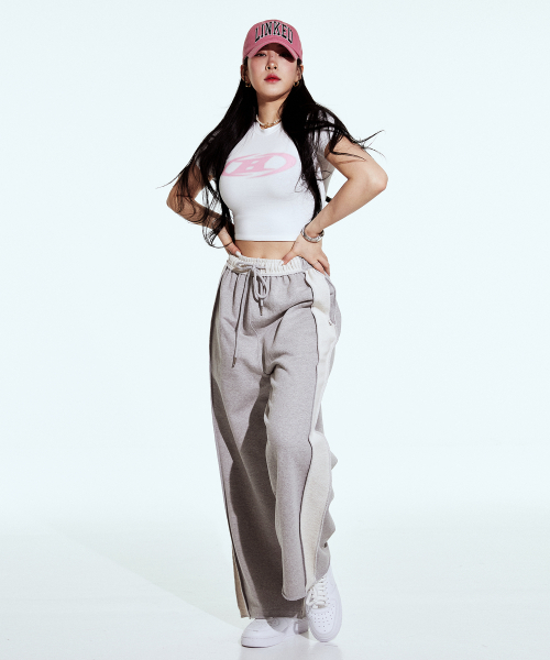 BORN TO WIN（ボーントゥウィン）の「BLUR LOGO CROP TOP [IVORY]（Tシャツ/カットソー・レディース・その他・FREE）」の4枚目の写真