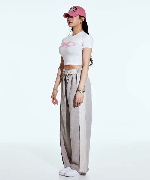 BORN TO WIN（ボーントゥウィン）の「BLUR LOGO CROP TOP [IVORY]（Tシャツ/カットソー・レディース・その他・FREE）」の5枚目の写真