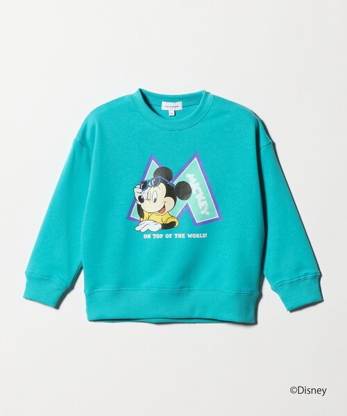 green label relaxing（グリーンレーベルリラクシング）の「【別注】＜Disney＞裏毛 プルオーバー / キッズ  100cm-130cm（スウェット・キッズ・オフホワイト/ターコイズブルー系/ロイヤルブルー・100cm/110cm/120cm/130cm）」の20枚目の写真