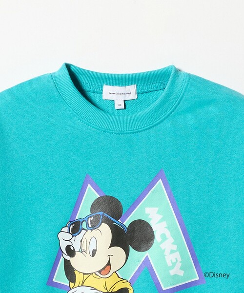green label relaxing（グリーンレーベルリラクシング）の「【別注】＜Disney＞裏毛 プルオーバー / キッズ  100cm-130cm（スウェット・キッズ・オフホワイト/ターコイズブルー系/ロイヤルブルー・100cm/110cm/120cm/130cm）」の22枚目の写真