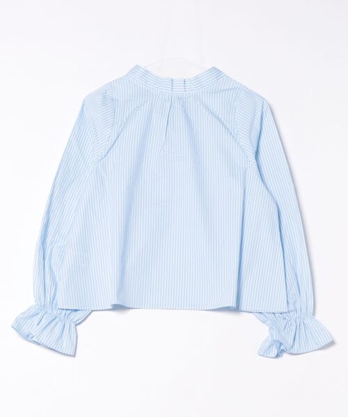 flower（フラワー）の「エニーリボンブラウス（シャツ/ブラウス・レディース・ブルー/ホワイト・FREE）」の3枚目の写真