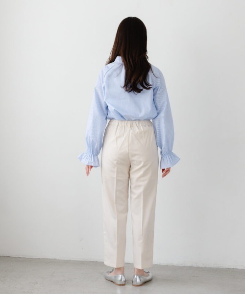 flower（フラワー）の「エニーリボンブラウス（シャツ/ブラウス・レディース・ブルー/ホワイト・FREE）」の6枚目の写真