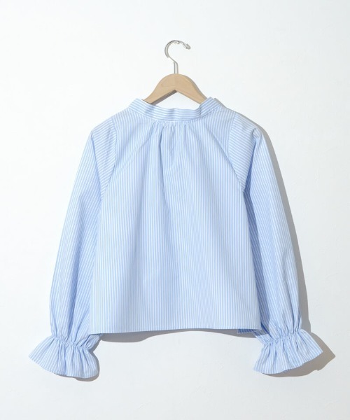 flower（フラワー）の「エニーリボンブラウス（シャツ/ブラウス・レディース・ブルー/ホワイト・FREE）」の21枚目の写真