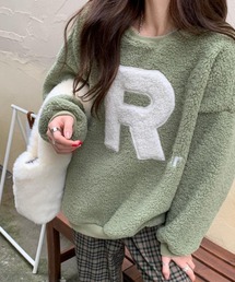 ビッグRロゴ ボア風オーバースウェット