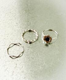 WEGO | WEGO/【3点セット】ラメモチーフリング(リング)