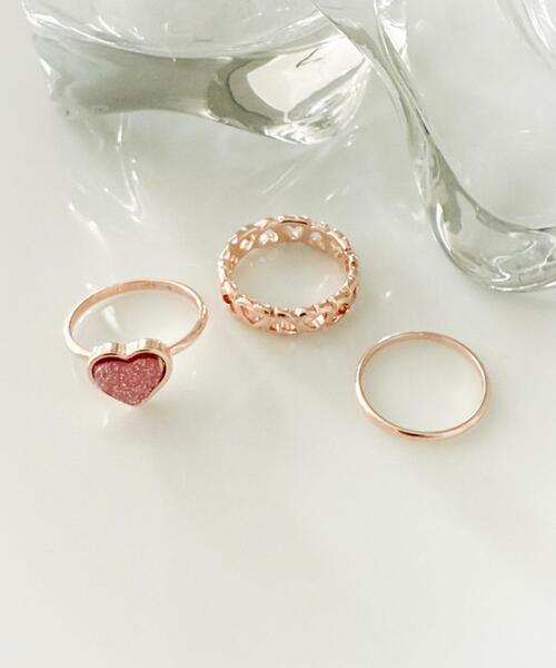 WEGO(ウィゴー)の「WEGO/【3点セット】ラメモチーフリング(リング・レディース・その他4/その他5/その他3/その他2/その他1/その他6・FREE)」の14枚目の写真