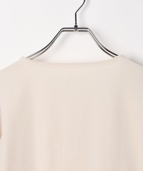 Heather（ヘザー）の「ベロアフリルカット2P　645185（Tシャツ/カットソー・レディース・ピンク/ブラック/アイボリー・FREE）」の20枚目の写真