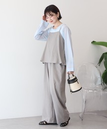 リネンライクビスチェサロペット